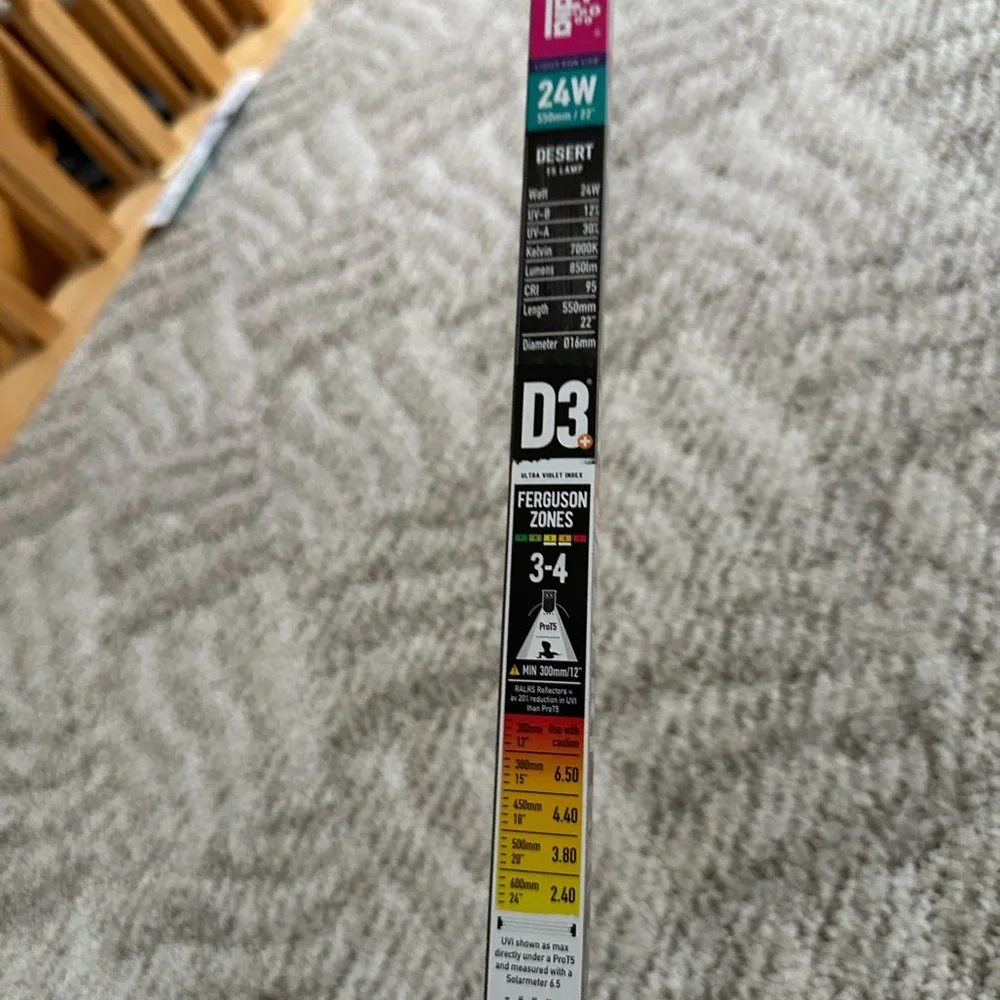 D3 Desert 12% UV-B High Output Lamp
